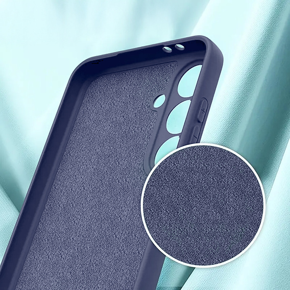 Telefontok a Samsung Galaxy A56 5G, Silicone Lite, sötétkék