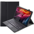 Tok + billentyűzet Lenovo Tab K11 Plus, Leather Pen Slot TouchPad, fekete