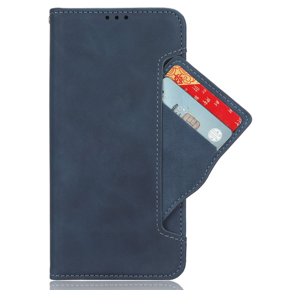 Pattintható tok a Samsung Galaxy M34, Card Slot, kék