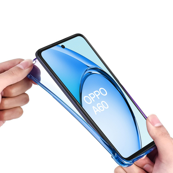 Tok Oppo A60, Gradient Dropproof, Lila / kék