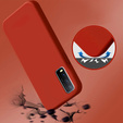 Telefontok a Vivo Y20S / Y11S, Silicone Lite, piros