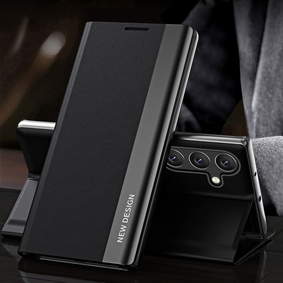 Pattintható tok a Samsung Galaxy M34, Side Magnetic, fekete