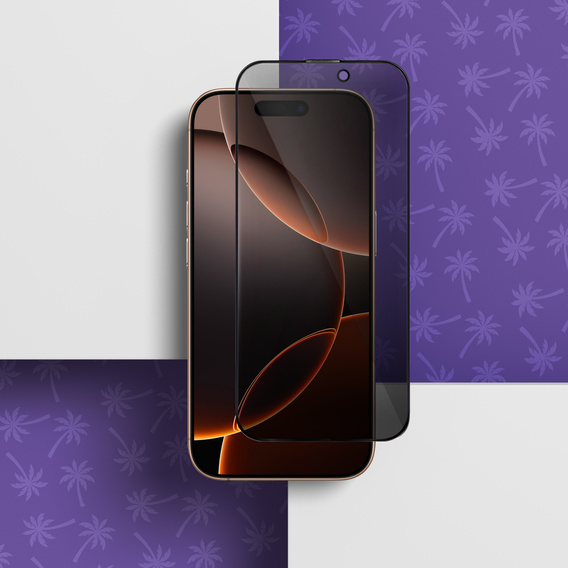 Shy Palm Privacy edzett üveg iPhone 16 Pro Max-hez