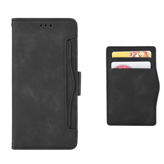 Pattintható tok a Oppo Reno 13, Card Slot, fekete