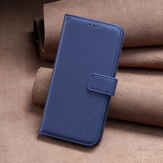 Pattintható tok a Xiaomi Redmi Note 13 Pro 4G, BINFEN Wallet, kék