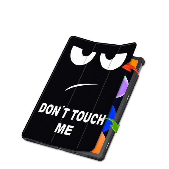 Tok Lenovo Idea Tab 11" 2025 TB336FU TB336ZU, Smartcase, állvány funkcióval, Don't Touch Me, ne érints meg engem
