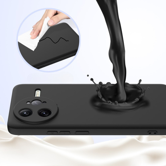 Telefontok a Xiaomi Poco F7 Ultra, Silicone MagSafe, fekete