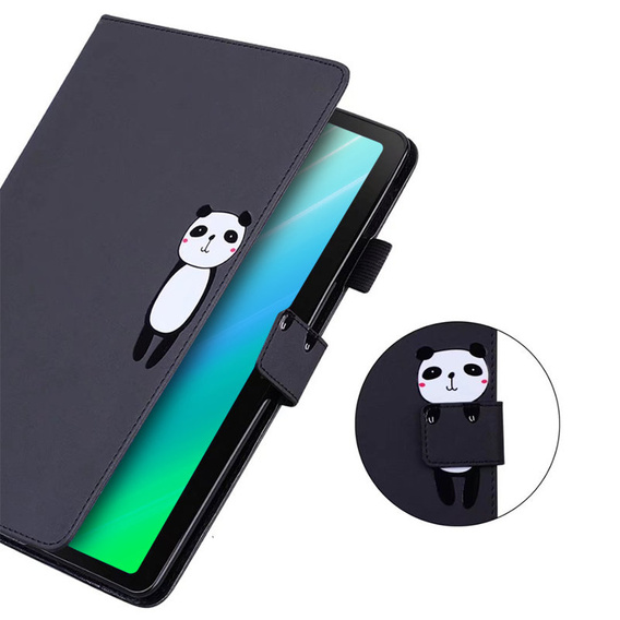 Tok iPad 10.2" 2021/2020/2019 (9/8/7 gen.), pánttal, animal, fekete