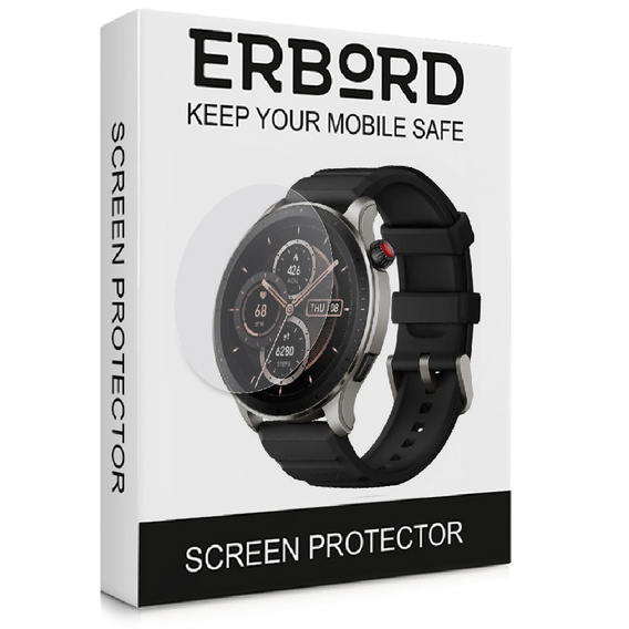3x ERBORD hidrogél fólia Amazfit GTR 4