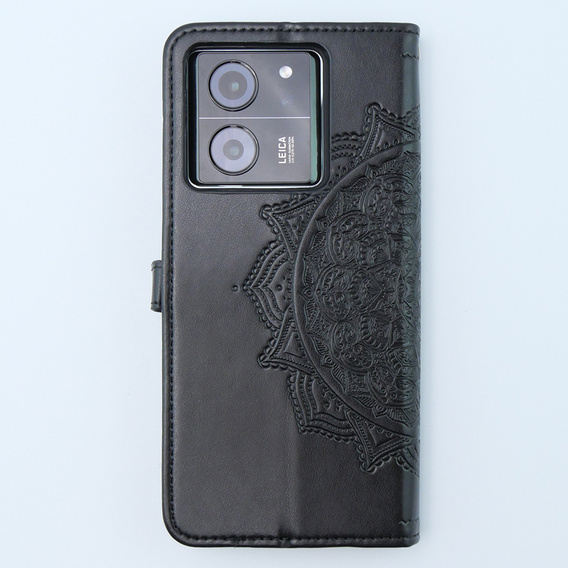 Pattintható tok a Xiaomi 13T / 13T Pro, Mandala, fekete
