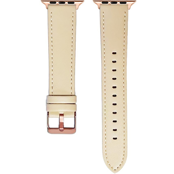 Bőrszíj Apple Watch 1/2/3/4/4/5/6/7/8/SE/Ultra 42/44/45/49mm, rózsaszín