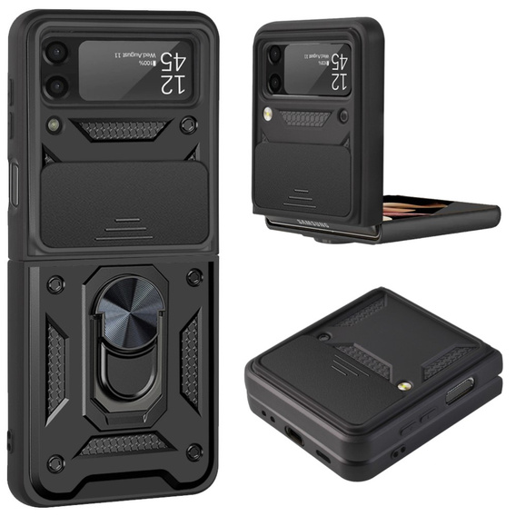 Telefontok a Samsung Galaxy Z Flip 4 5G, CamShield Slide, fekete