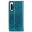 Telefontok a Sony Xperia 10 V, Wallet Litchi Leather, zöld