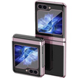 Tok Samsung Galaxy Z Flip7 FE / Z Flip6, PC Case, átlátszó / rózsaszín