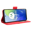 Pattintható tok a Motorola Moto G24 / G24 Power / G04, Card Slot, piros