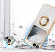 Telefontok a Samsung Galaxy Z Flip7 FE / Z Flip6, Electro Ring, fehér