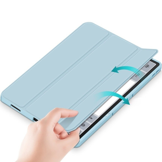 Tok Lenovo Tab P12, Smartcase tolltartóval, kék