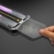 2x edzett üveg iPhone 16e / 14 / 13 / 13 Pro, ERBORD Easy App Full Screen Protector