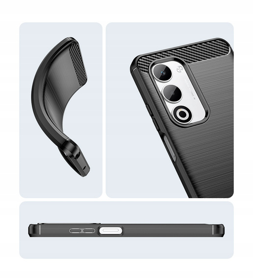 Telefontok a Oppo A5 5G / A5m, Carbon, fekete