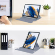 Billentyűzet tok Samsung Galaxy Tab A9+, Rotary 360° Leather, lila