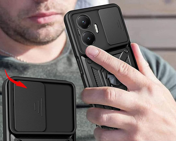 Telefontok a Xiaomi Poco F7, CamShield Slide, fekete