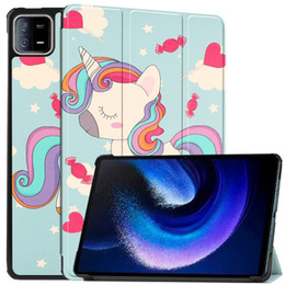 Tok Xiaomi Pad 6 / 6 Pro, Smartcase, unicorn
