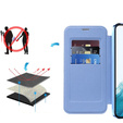 Pattintható tok a Samsung Galaxy S22 5G, RFID Wallet MagSafe CamShield, kék