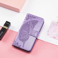 Pattintható tok a Xiaomi Redmi Note 14 4G, Butterfly, lila