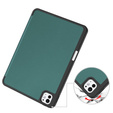 Tok iPad Pro 11" 2024 (5 gen.), Smartcase tolltartóval, zöld