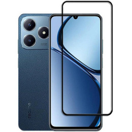 3D edzett üveg Realme C61 készülékhez, fekete keret
