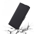 Pattintható tok a Motorola Edge 30 Neo 5G, Wallet Thin Magnet, fekete