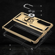 Páncélozott telefontok a Samsung Galaxy Z Fold 4 5G, Nox Case Ring, arany
