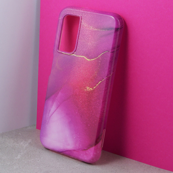 Telefontok a Samsung Galaxy A14 4G/5G, Suritch Full Body Marble, lila