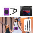 Gyerek tok Lenovo Tab M11, páncélozott, pánttal, lila
