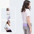Pattintható tok a Xiaomi Redmi 14C / Xiaomi Poco C75, Wallet Zipper Pocket, lila