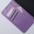 Pattintható tok a Motorola Moto G54 5G, Butterfly, lila