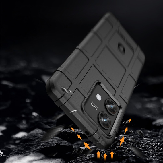 Telefontok a Motorola Edge 40 Neo, Rugged Shield, fekete