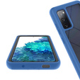 Tok Samsung Galaxy S20 FE készülékhez, Shockproof, fóliával, sötétkék