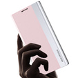 Pattintható tok a Xiaomi Redmi Note 9S/9 Pro/9 Pro Max, Side Magnetic, rózsaszín rose gold