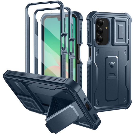 Páncélozott tok a Samsung Galaxy A26 5G, Dexnor Full Body (Two Frames), kék