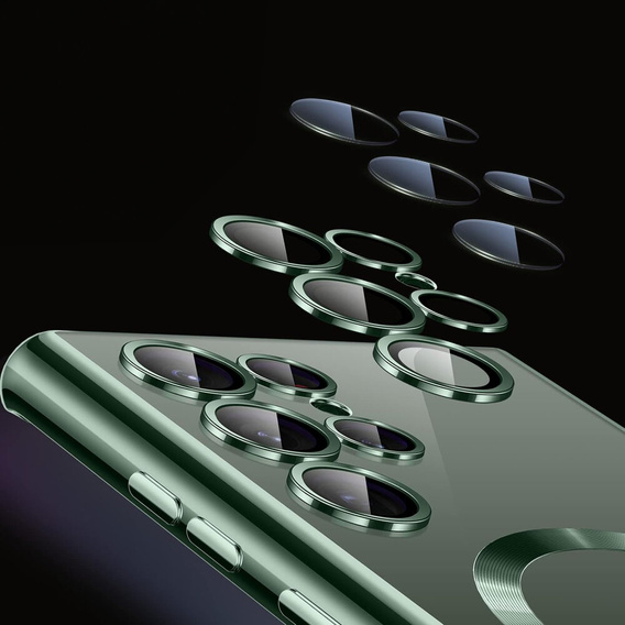 Telefontok a Samsung Galaxy S23 Ultra, MagSafe Hybrid, zöld