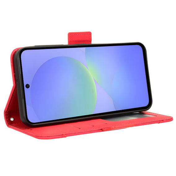 Pattintható tok a Samsung Galaxy A36, Card Slot, piros