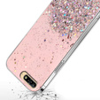 Telefontok a Huawei Y6 2018 / Honor 7A, Glittery, rózsaszín