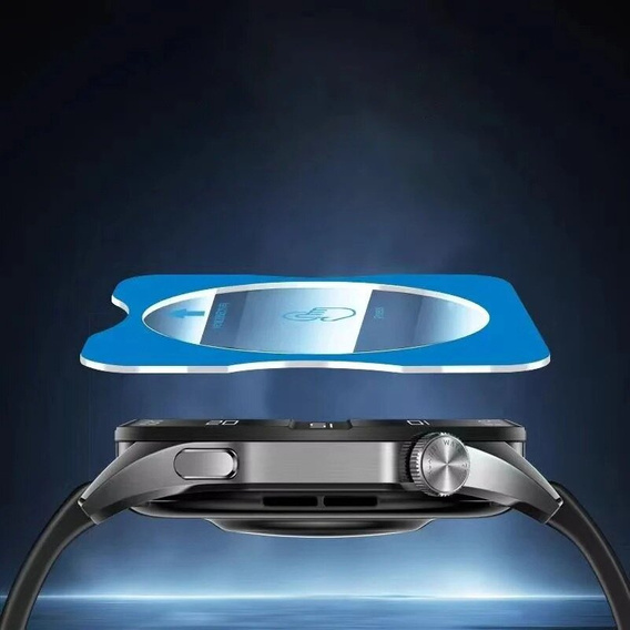 2x ERBORD edzett üveg a Huawei Watch GT 5 41mm-es órájához, rögzítőkerettel