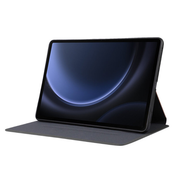 Tok Samsung Galaxy Tab S9 FE+ Plus, Smartcase tolltartóval, zöld