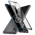 Tok Samsung Galaxy S23 Plus, Magnetic Dual Glass, fekete