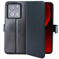 Pattintható tok a Xiaomi 13T / 13T Pro, Crazy Horse Wallet, fekete