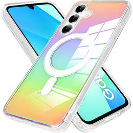 Tok a Samsung Galaxy A16, Fusion Hybrid, MagSafe-hoz, többszínű + üveg a képernyőhöz