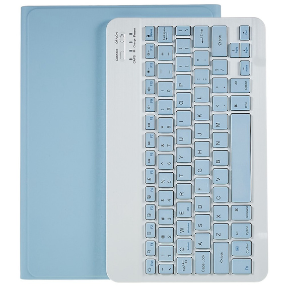 Tok + billentyűzet Samsung Galaxy Tab S7 T870/T875 / S8, Pen Slot, kék