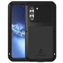 Love Mei Telefontok a Samsung Galaxy S22+ Plus, armored with glass, fekete